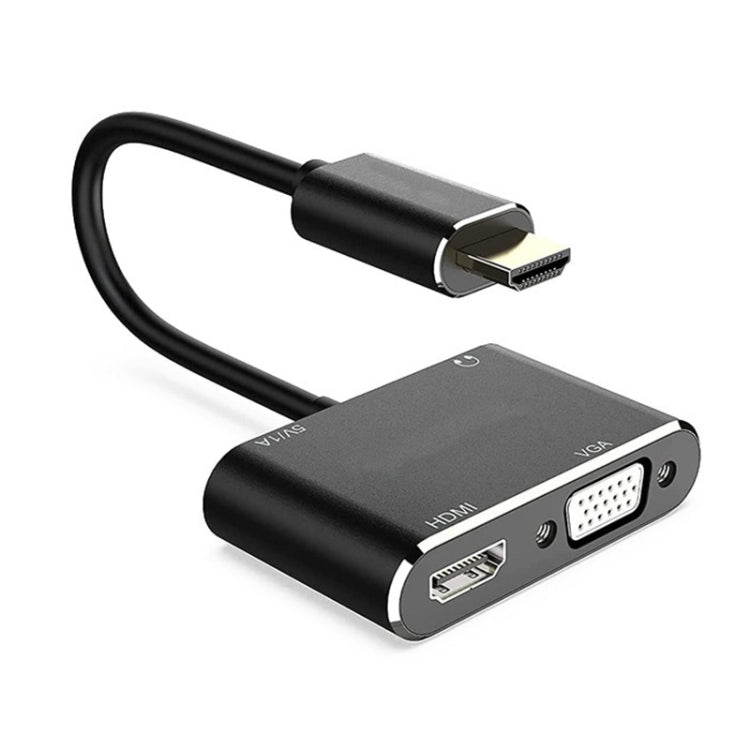 Adattatore divisore schermo convertitore JUNSUNMAY 1080P da HDMI a HDMI + VGA Adattatore divisore schermo convertitore JUNSUNMAY 1080P da HDMI a HDMI + VGA